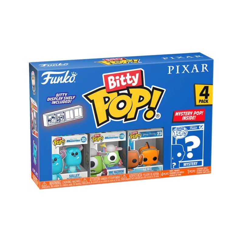 Bitty Pop! Disney Pixar 4 pack - Monsters Inc.